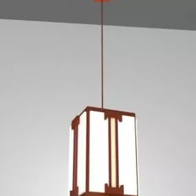 Ancient Oriental Pendant Light 3d model