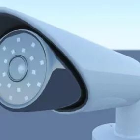 Outdoor Bullet Cctv Security Camera 3d model