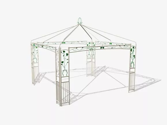 French Garden 3d model