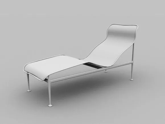 Bag Chair With Texture 3d model