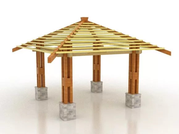 Ceiling Fixture Lighting 3d model
