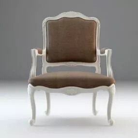Oxford Accent Chair Bisque 3d model