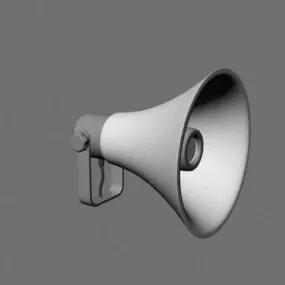Old Loudspeaker 3d model