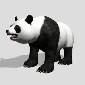 Realistic Panda Bear 3d model