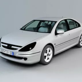 Peugeot 607 Car 3d model