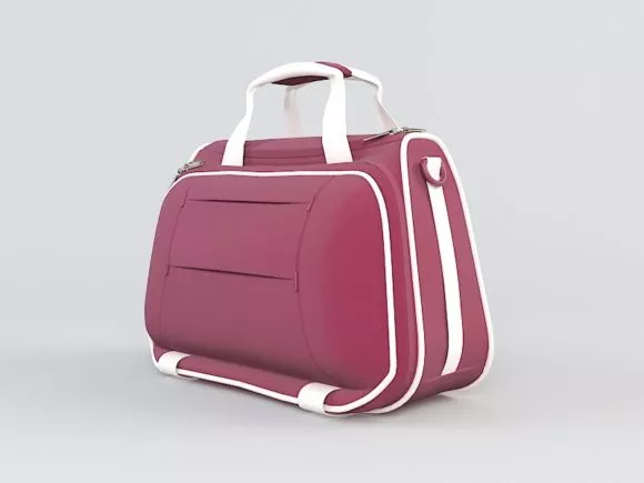 Handbag For Traveling 3d model Handbag For Traveling 3d model