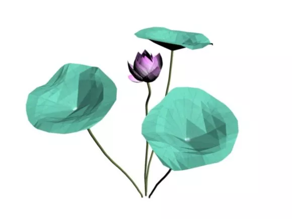 Grass Cannabis Tree Plant 3d model