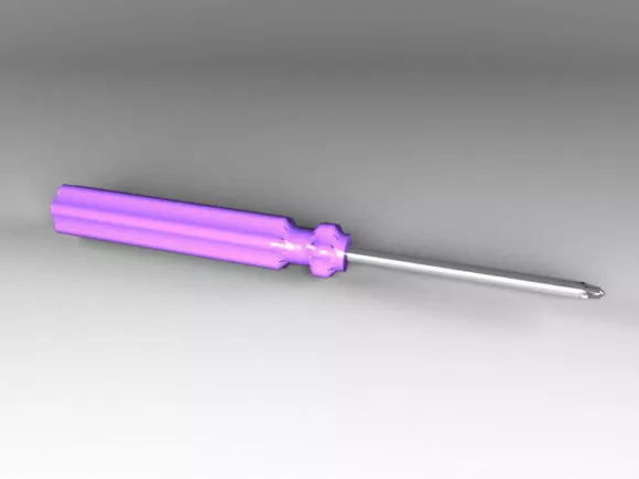 Small Screwdriver 3d model Small Screwdriver 3d model