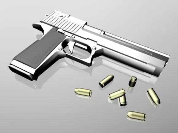 Scifi Machine Gun 3d model