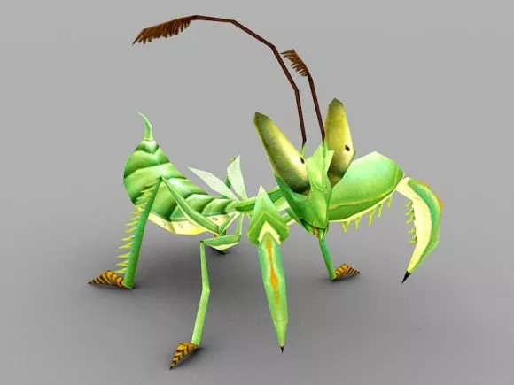 Potted Bamboo Plant 3d model