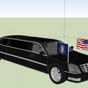 Presidential Limousine 3d model