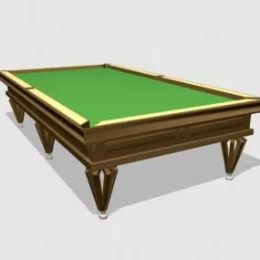 Pool Table Wood Material 3d model