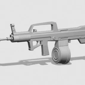 Qjb95 Rifle Weapon 3d model