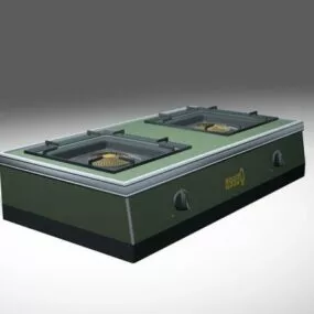 Portable Gas Stove 3d model