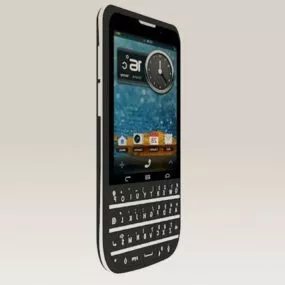 Blackberry Qwerty Phone 3d model