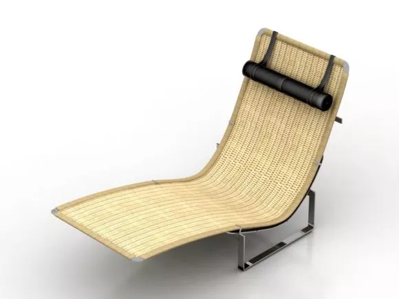 Classroom Chair With Table 3d model