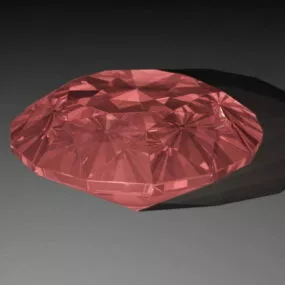 Beautiful Pink Diamond Piece 3d model