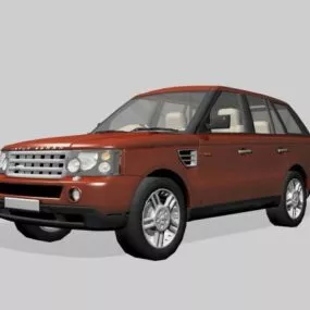 Range Rover Evoque Red 3d model