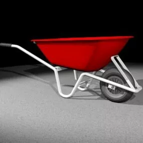 Construction Wheelbarrow 3d model