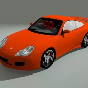 Old Porsche 911 Car 3d model