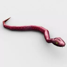 Red Snake 3d model
