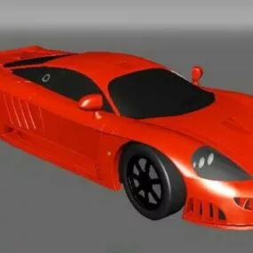 Red Ferrari Supercar 3d model