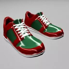 Red Sneakers 3d model
