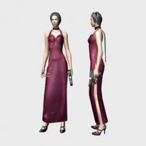 Resident Evil Girl Ada Wong 3d model