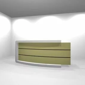 Cashier Desk 3d model