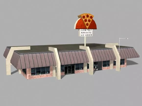 Bread In Bow 3d model