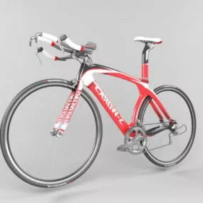Road Mountain Bicycle 3d model