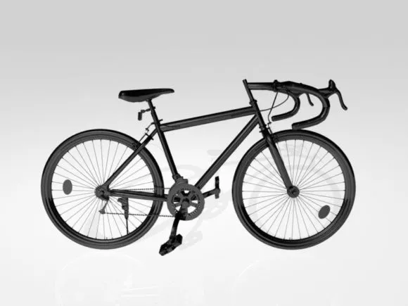 Mountain Bike With Force Frame 3d model