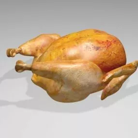 Fried Turkey 3d model
