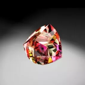 Beautiful Ruby Diamond 3d model