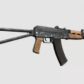 Russian Army Aks 74u 3d model