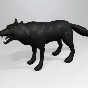 Scary Wolf 3d model