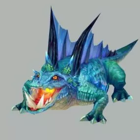 Scary Crocodile Monster 3d model