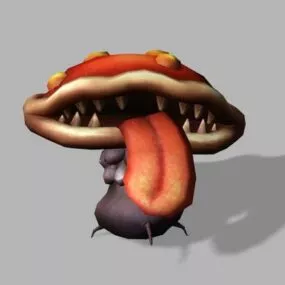 Cartoon Mushroom Monster 3d model