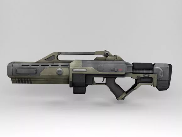 Soviet Assault Rifle Ak74m 3d model