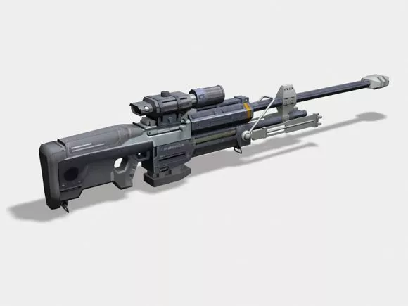 Futuristic Rocket Launcher 3d model