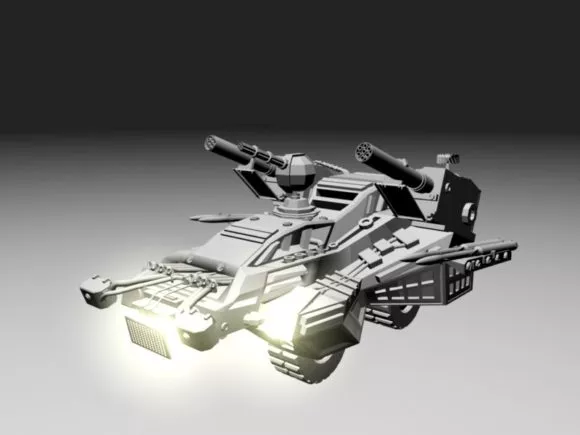 Modern Crossbow With Sniper 3d model