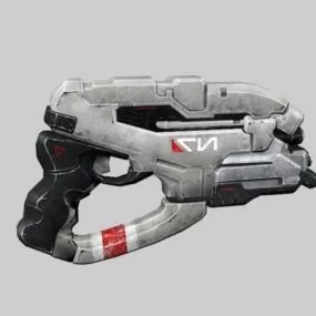 Scifi Laser Pistol Gun 3d model