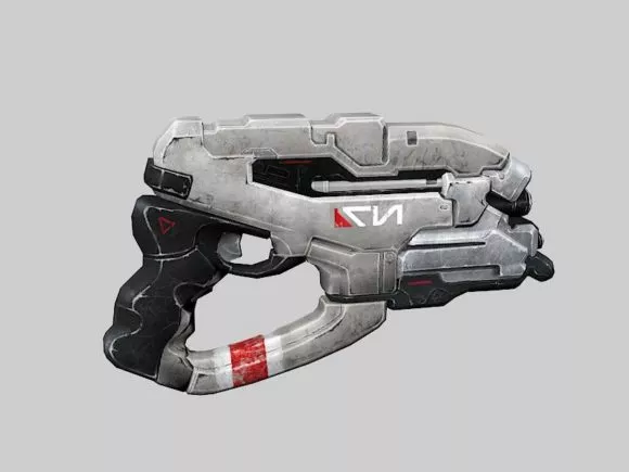 Spy Gear Set Bullpup Gun 3d model