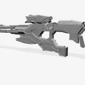 Scifi Laser Rifle 3d model