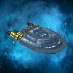 Scifi Spaceship Shuttle 3d model