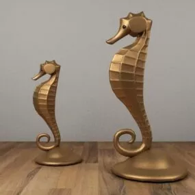 Seahorse Statue 3d model