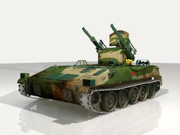 Wiesel Ozelot Air Defense System 3d model