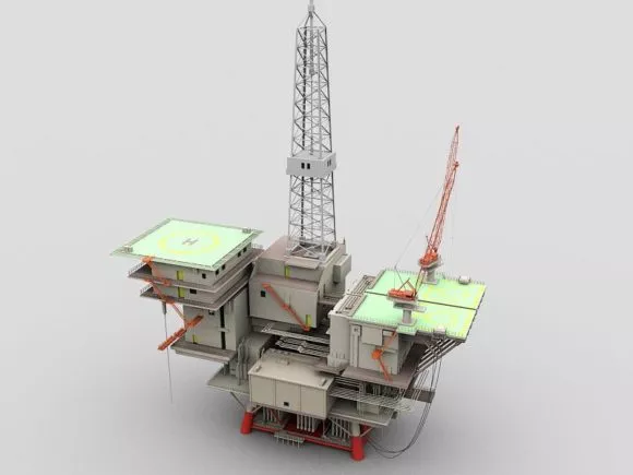 School Building 3d model