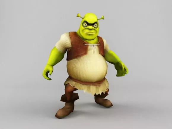 Shrek Free 3d Model - .Max - Open3dModel
