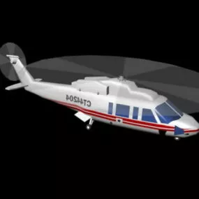 Sikorsky S76 Helicopter 3d model